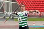 James Bondgart (WGEL) javelin winner, British National League, Division 1, Gateshead. Photo: David T. Hewitson/Sports for All Pics